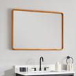 Sylvaine Rounded Rectangle Wood Vanity Mirror, , large image number 2