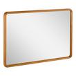 30" x 42" Sylvaine Rounded Rectangle Teak Vanity Mirror - Teak, , large image number 1