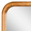 54" x 30" Sylvaine Rounded Rectangle Teak Vanity Mirror - Natural Teak, , large image number 3