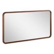 54" x 30" Sylvaine Rounded Rectangle Walnut Vanity Mirror - True Walnut, , large image number 1