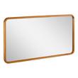 54" x 30" Sylvaine Rounded Rectangle Teak Vanity Mirror - Teak, , large image number 1