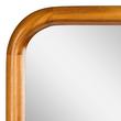 54" x 30" Sylvaine Rounded Rectangle Teak Vanity Mirror - Teak, , large image number 3