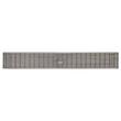 18" Patterned Linear Shower Drain - Polished Stainless Steel, , large image number 2