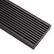 24" Patterned Linear Shower Drain - Matte Black, , large image number 3