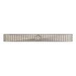 24" Patterned Linear Shower Drain - Stainless Steel, , large image number 2