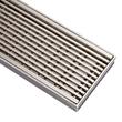 28" Patterned Linear Shower Drain - Stainless Steel, , large image number 3