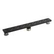 36" Slotted Linear Shower Drain - Matte Black, , large image number 1