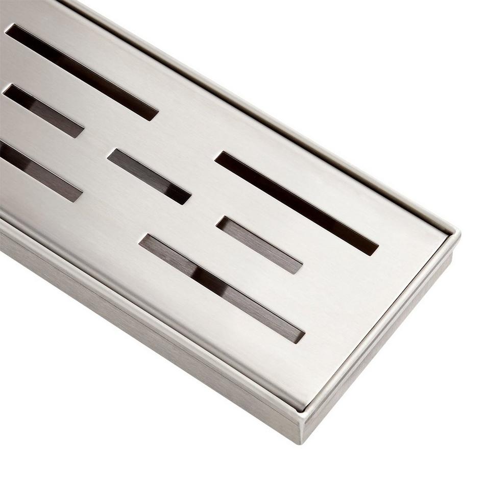 36" Slotted Linear Shower Drain - Stainless Steel, , large image number 3