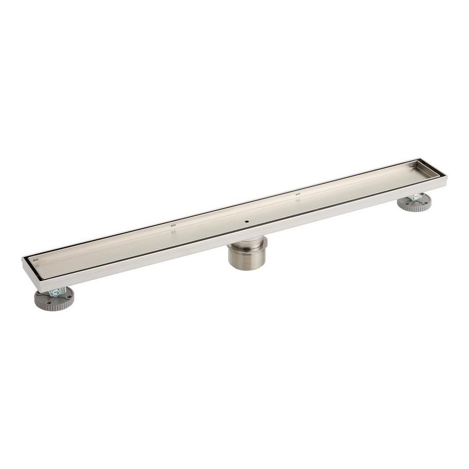 40" Tile-In Linear Shower Drain - Stainless Steel, , large image number 1