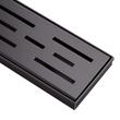 48" Slotted Linear Shower Drain - Matte Black, , large image number 3