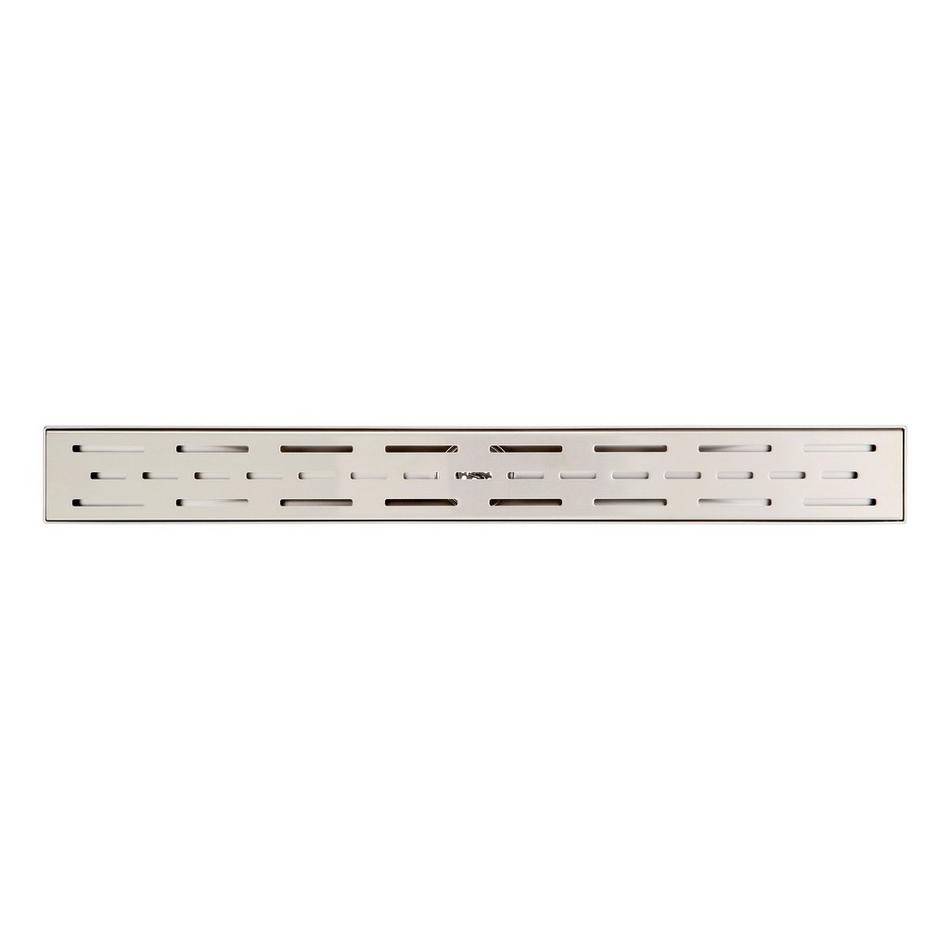 48" Slotted Linear Shower Drain - Polished Stainless Steel, , large image number 2