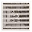 6" Patterned Square Shower Drain - Stainless Steel, , large image number 2