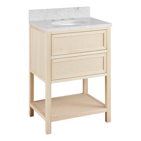 24" Robertson Console Vanity with Undermount Sink - Unfinished
