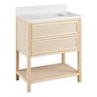30" Robertson Console Vanity with Rectangular Undermount Sink - Unfinished - AW Quartz - No Hole, , large image number 0