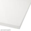 61" x 22" 3cm Quartz Single Vanity Top with Rectangular Undermount Sink - Arctic White - 3 Hole, , large image number 2