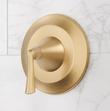 Provincetown Pressure Balance Shower Set Trim - Brushed Gold, , large image number 2