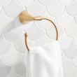 Provincetown Towel Ring -&nbsp;Brushed Gold, , large image number 0