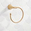 Provincetown Towel Ring -&nbsp;Brushed Gold, , large image number 1