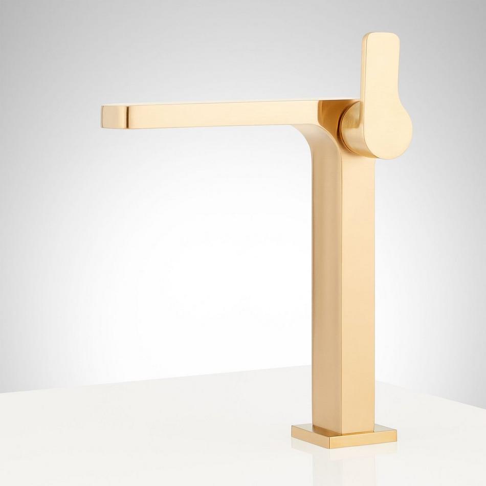 Hibiscus Single-Hole Vessel Faucet, , large image number 1