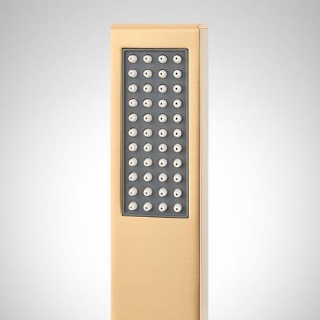 Hibiscus 4-Hole Roman Tub Faucet and Hand Shower