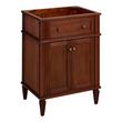 24" Elmdale Antique Brown Vanity with Outlet - Vanity Cabinet Only, , large image number 0