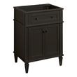 24" Elmdale Charcoal Black Vanity with Outlet - Vanity Cabinet Only, , large image number 0