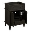 24" Elmdale Charcoal Black Vanity with Outlet - Vanity Cabinet Only, , large image number 1