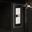 24" Elmdale Charcoal Black Vanity with Outlet - Vanity Cabinet Only, , large image number 4
