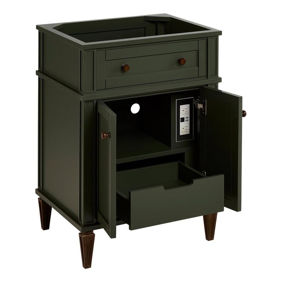 24" Elmdale Dark Olive Green Vanity with Rect. Undermount Sink - Outlet, , large image number 4