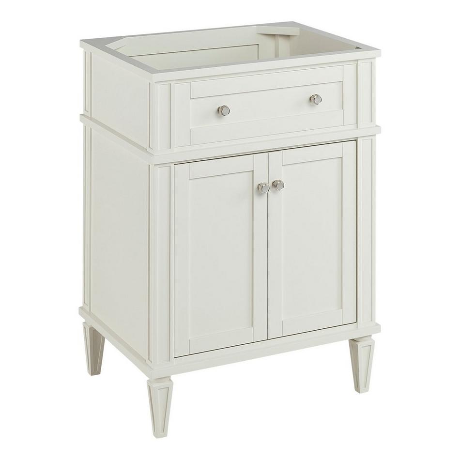 24" Elmdale White Vanity with Outlet - Vanity Cabinet Only, , large image number 0