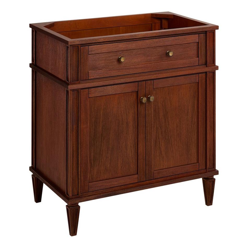 30" Elmdale Antique Brown Vanity with Outlet - Vanity Cabinet Only, , large image number 0