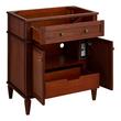 30" Elmdale Antique Brown Vanity with Outlet - Vanity Cabinet Only, , large image number 1