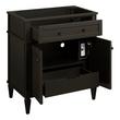 30" Elmdale Charcoal Black Vanity with Outlet - Vanity Cabinet Only, , large image number 1
