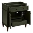 30" Elmdale Dark Olive Green Vanity with Undermount Sink - Outlet - AW Quartz - 3 Hole, , large image number 2