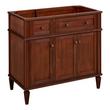 36" Elmdale Antique Brown Vanity with Right Offset Undermount Sink - Outlet - AW Quartz - 3 Hole, , large image number 1