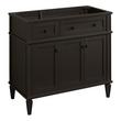 36" Elmdale Charcoal Black Vanity with Right Offset Undermount Sink - Outlet - AW Quartz - 3 Hole, , large image number 1