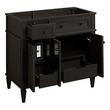 36" Elmdale Charcoal Black Vanity with Right Offset Undermount Sink - Outlet - AW Quartz - 3 Hole, , large image number 2