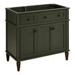 36" Elmdale Dark Olive Green Vanity with Outlet - Vanity Cabinet Only, , large image number 0