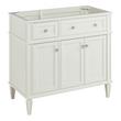 36" Elmdale White Vanity with Right Offset Rect. Undermount Sink - Outlet - AW Quartz - 3 Hole, , large image number 1