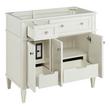 36" Elmdale White Vanity with Right Offset Rect. Undermount Sink - Outlet - AW Quartz - 3 Hole, , large image number 2