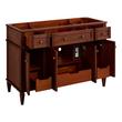 48" Elmdale Antique Brown Vanity with Outlet - Vanity Cabinet Only, , large image number 1