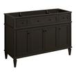 48" Elmdale Charcoal Black Vanity with Outlet - Vanity Cabinet Only, , large image number 0