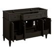 48" Elmdale Charcoal Black Vanity with Outlet - Vanity Cabinet Only, , large image number 1