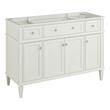 48" Elmdale White Vanity with Outlet - Vanity Cabinet Only, , large image number 0