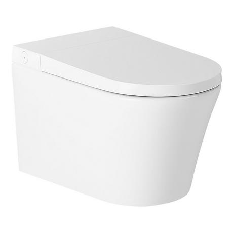 Glinda Dual-Flush Wall-Mount Elongated Smart Toilet