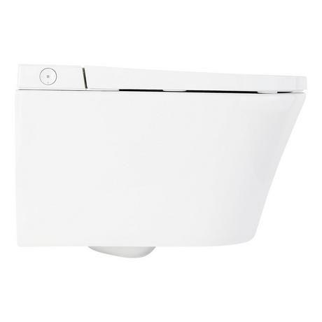 Glinda Dual-Flush Wall-Mount Elongated Smart Toilet