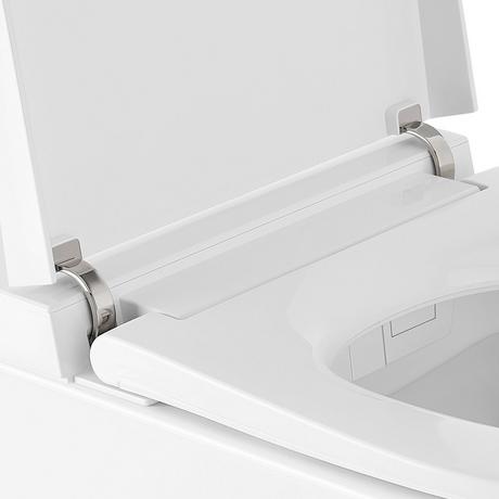 Glinda Dual-Flush Wall-Mount Elongated Smart Toilet