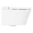 Glinda Dual-Flush Wall-Mount Elongated Smart Toilet with In-Wall Carrier - Matte Chrome Hardware, , large image number 4
