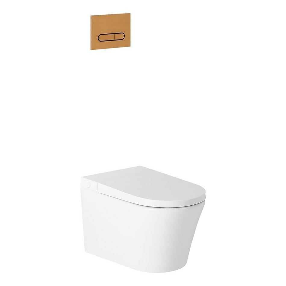 Glinda Dual-Flush Wall-Mount Elongated Smart Toilet, , large image number 5