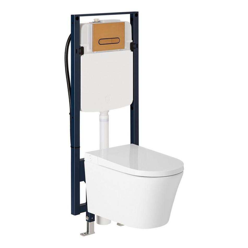 Glinda Dual-Flush Wall-Mount Elongated Smart Toilet, , large image number 7